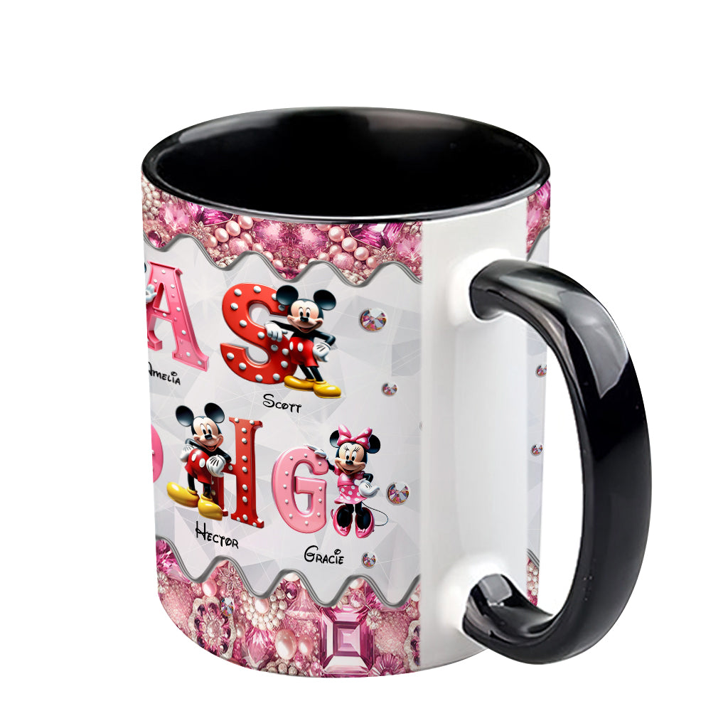 Blessed To Be Called - Personalized Grandma Accent Mug