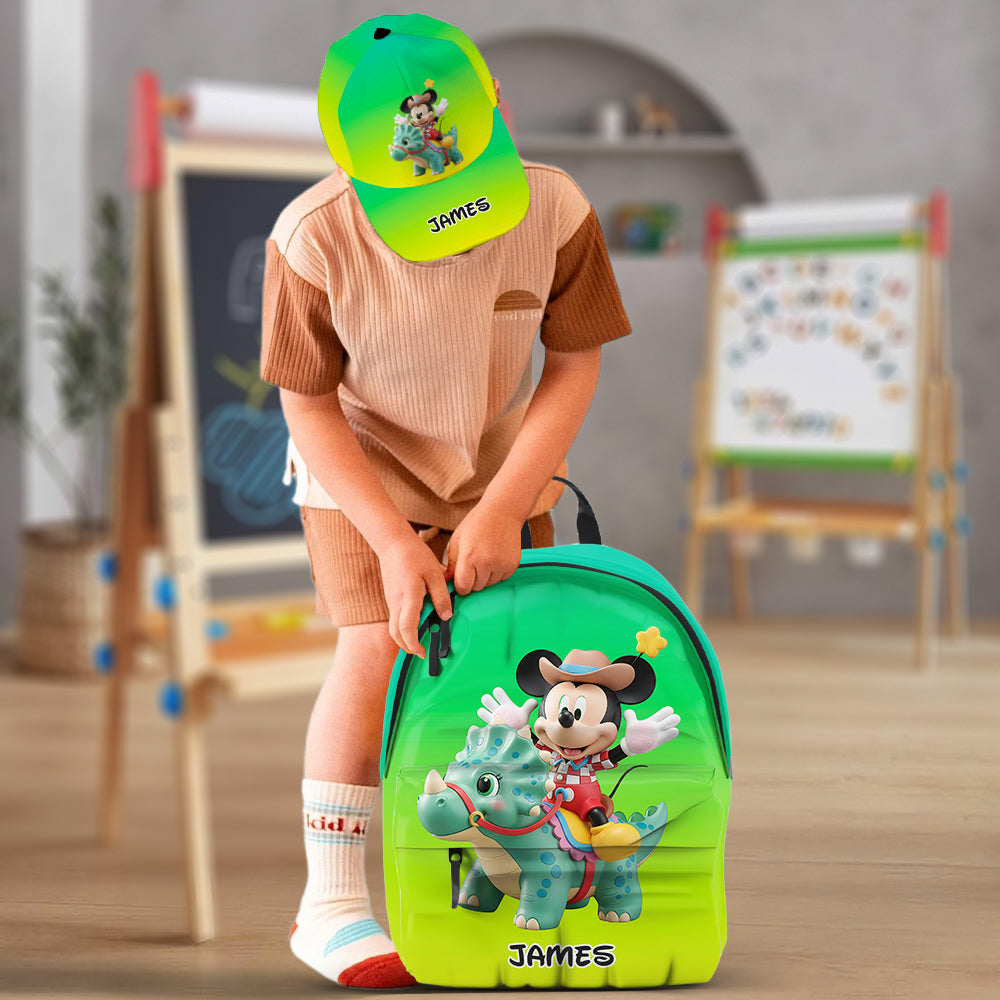 Magical Mouse Friends - Personalized Kid Classic Cap & Backpack