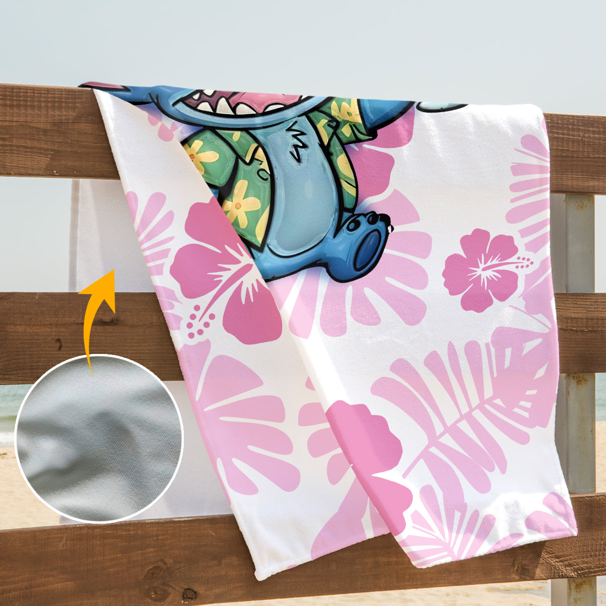 Ohana Summer - Personalized Ohana Women Swimming Bodysuit & Beach Towel