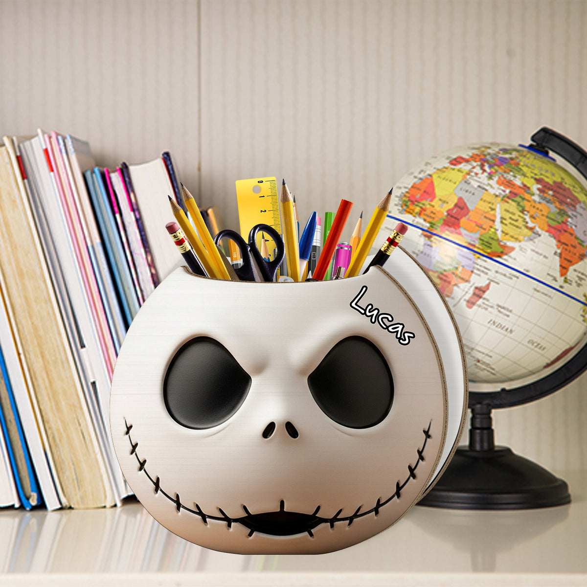 The Nightmare - Personalized Nightmare Wooden Pen Holder