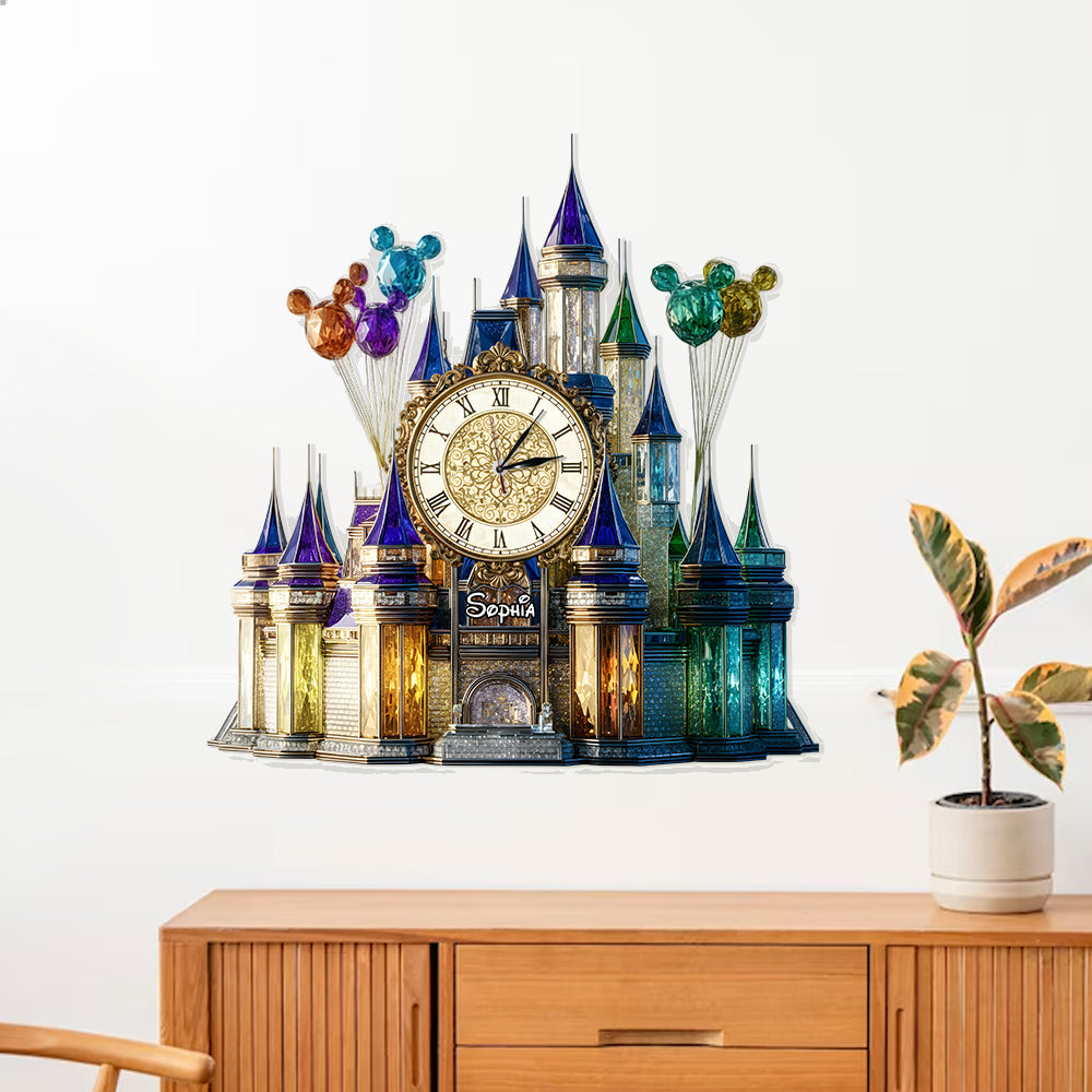 Magical Time - Personalized Mouse LED Light Wall Clock
