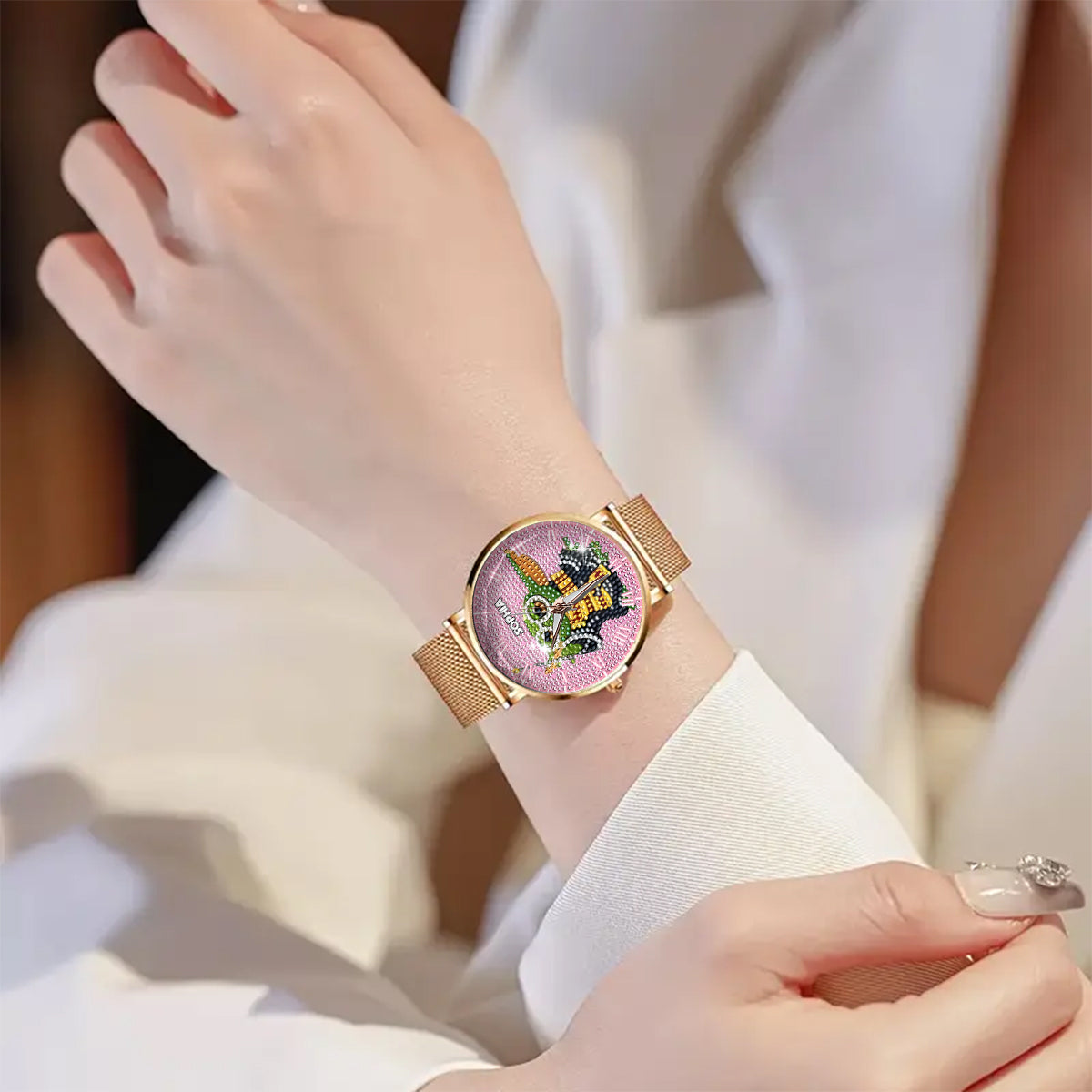 Legendary Green - Personalized The Force Women Hand Watch