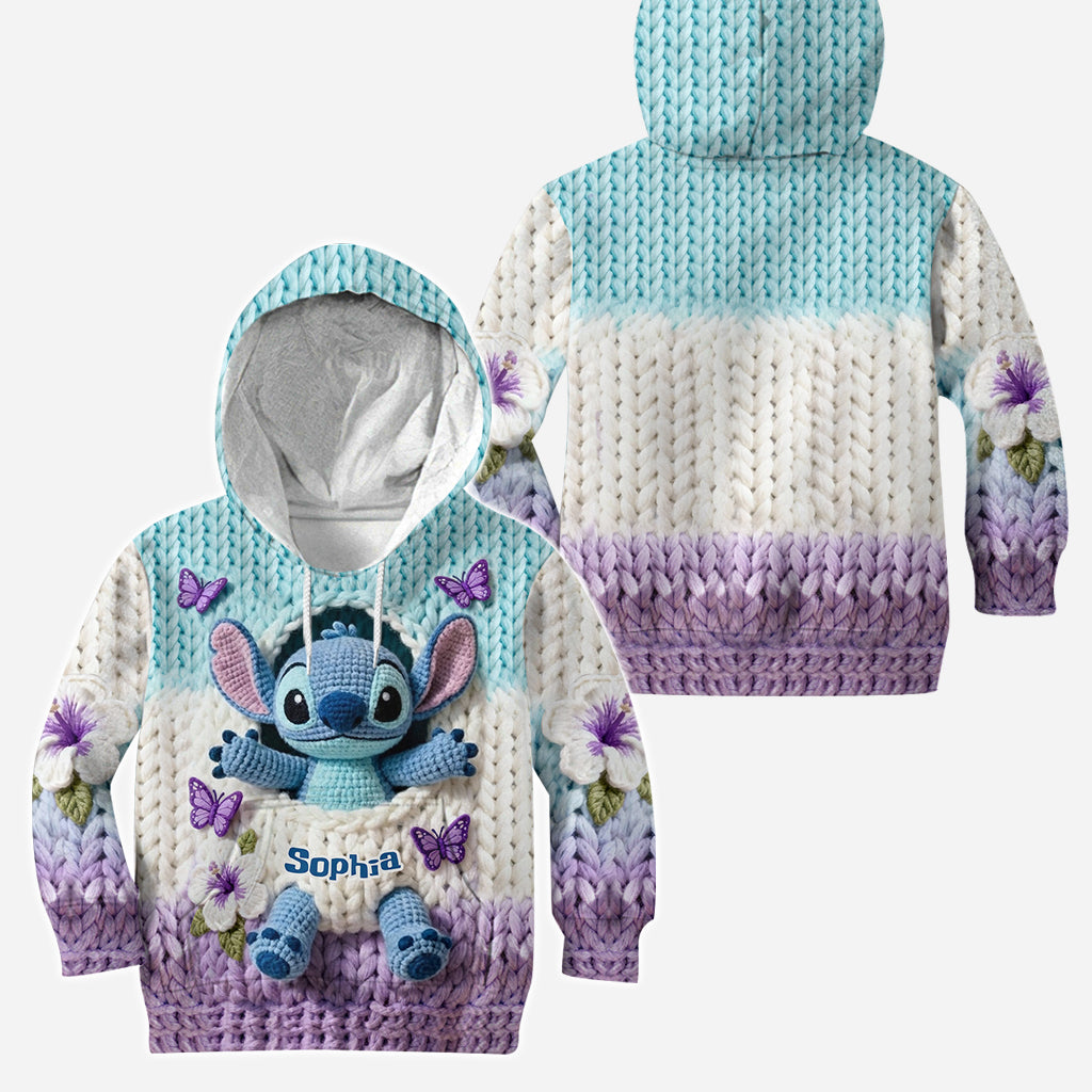 Blue Ohana - Personalized Ohana Hoodie and Leggings