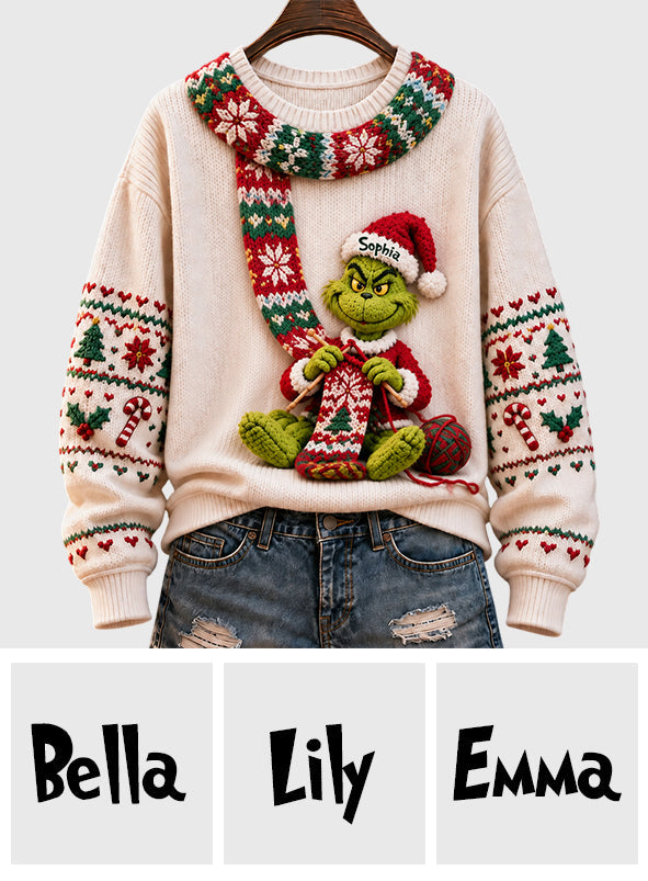 Merry Christmas - Personalized Stole Christmas Ugly Sweater