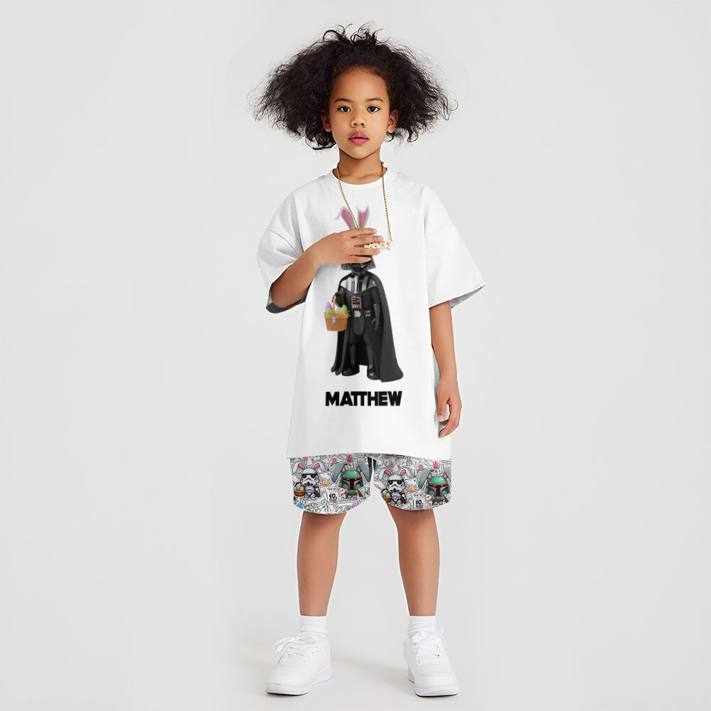Happy Easter - Personalized Kid Kid T-shirt & Shorts