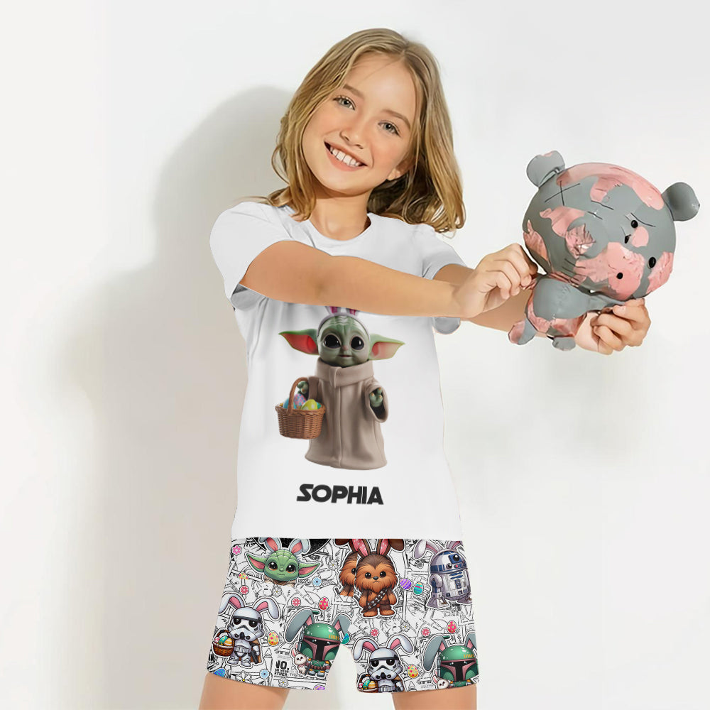 Happy Easter - Personalized Kid Kid T-shirt & Shorts
