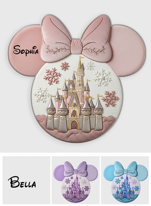 Magical Castle - Personalized Mouse Shaped Doormat/ Rug