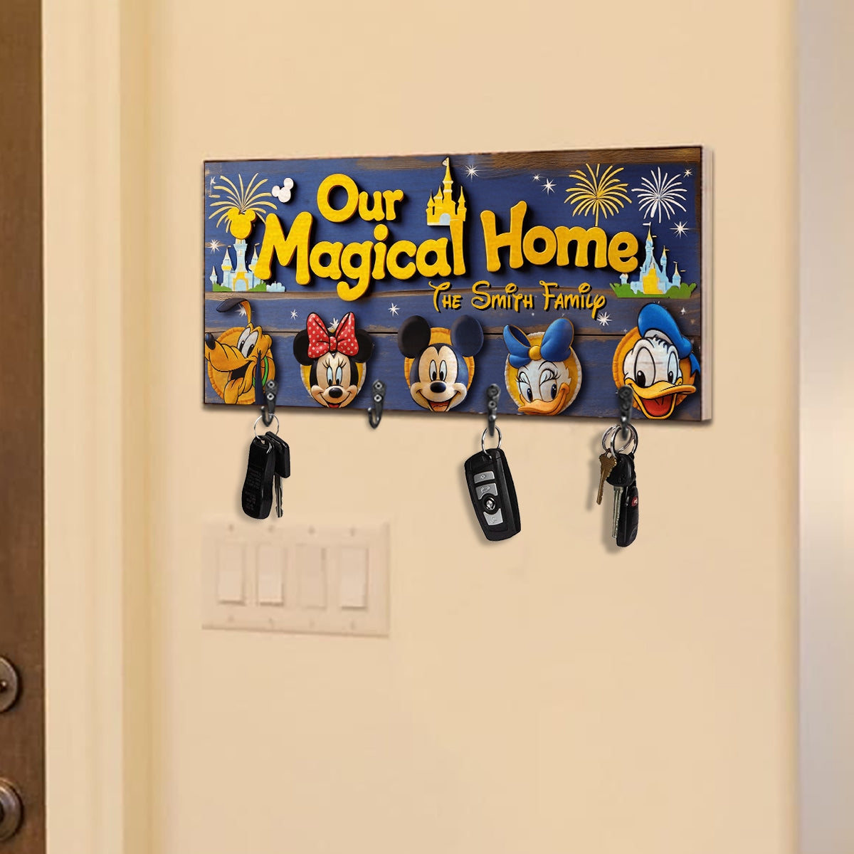 Magical Home - Personalized Mouse Key Rack