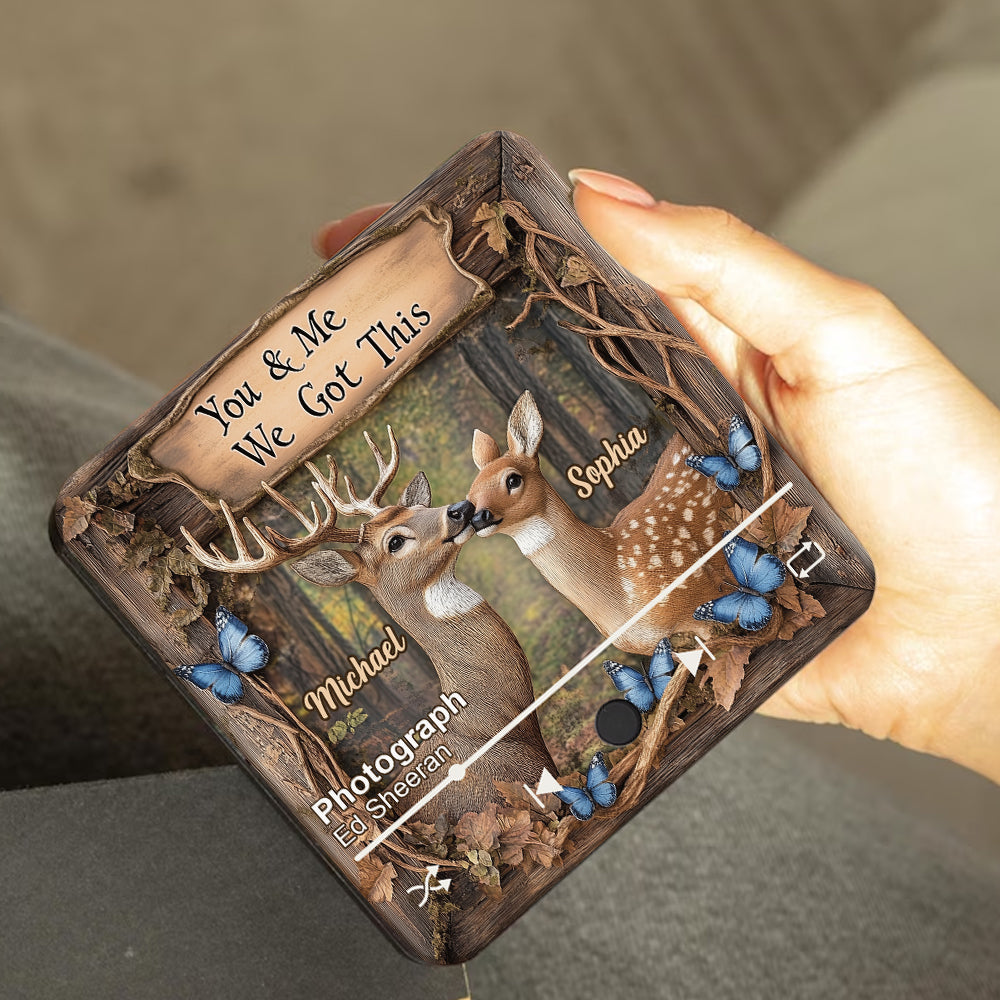 You and Me We Got This - Personalized Hunting Music Fridge Magnet