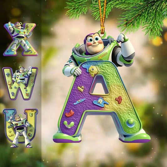 Funny Letter Ornament - Personalized Ornament
