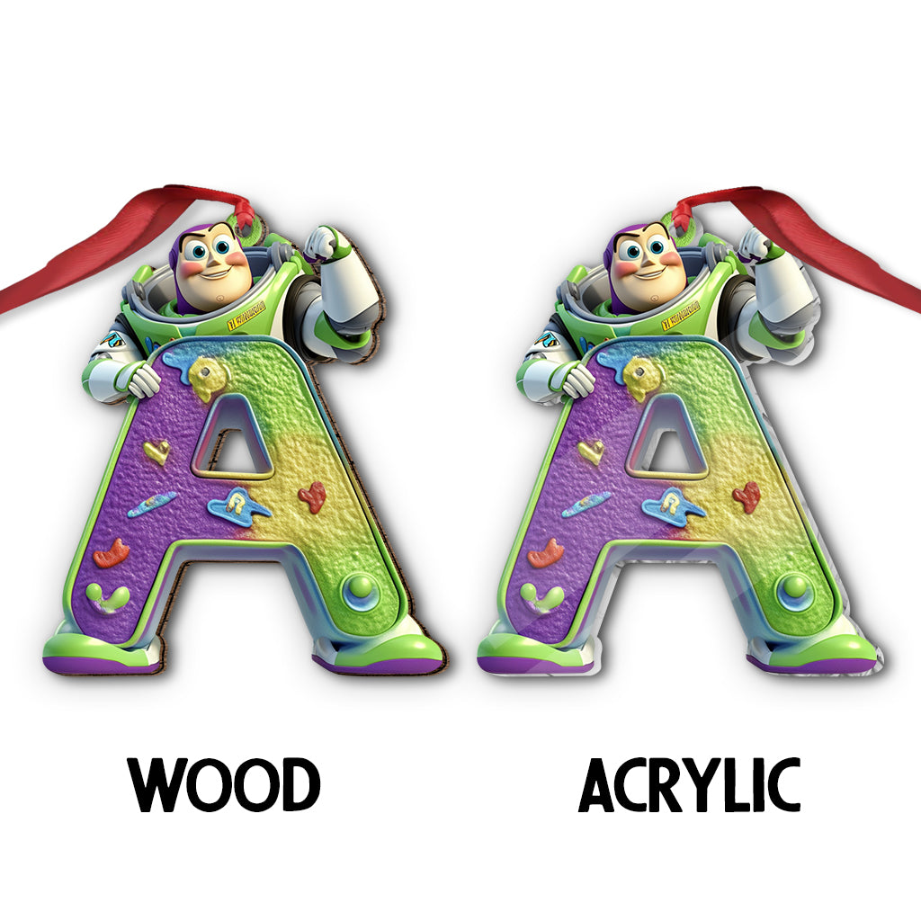 Funny Letter Ornament - Personalized Ornament