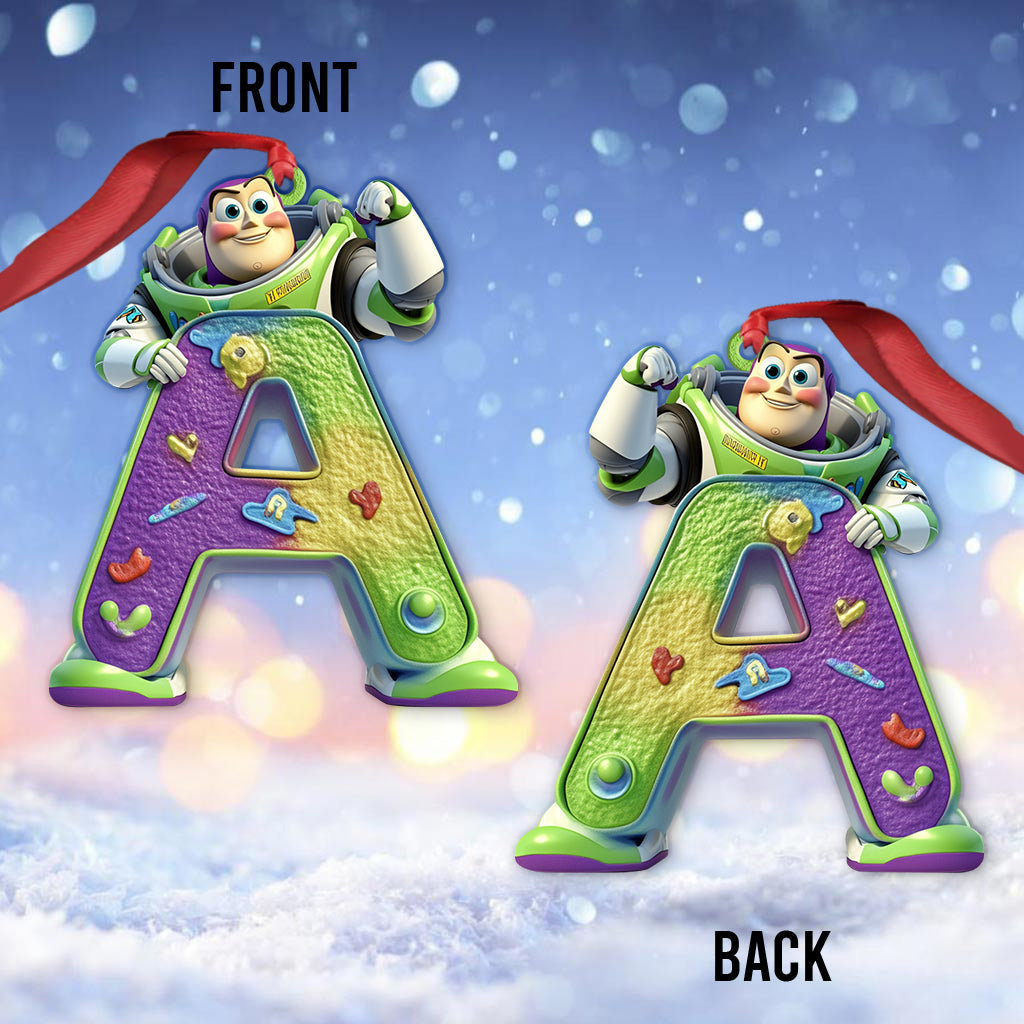 Funny Letter Ornament - Personalized Ornament