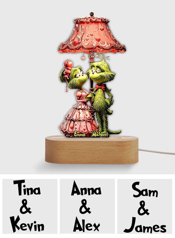 You And Me We Got This - Personalized Stole Christmas Shaped Plaque Light Base