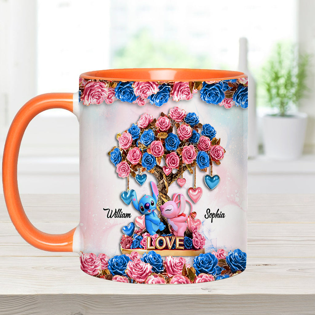 Tree Of Love - Personalized Ohana Accent Mug