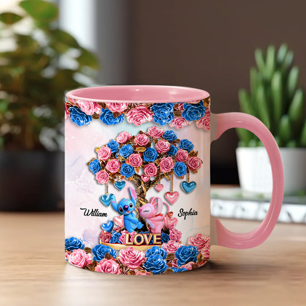 Tree Of Love - Personalized Ohana Accent Mug
