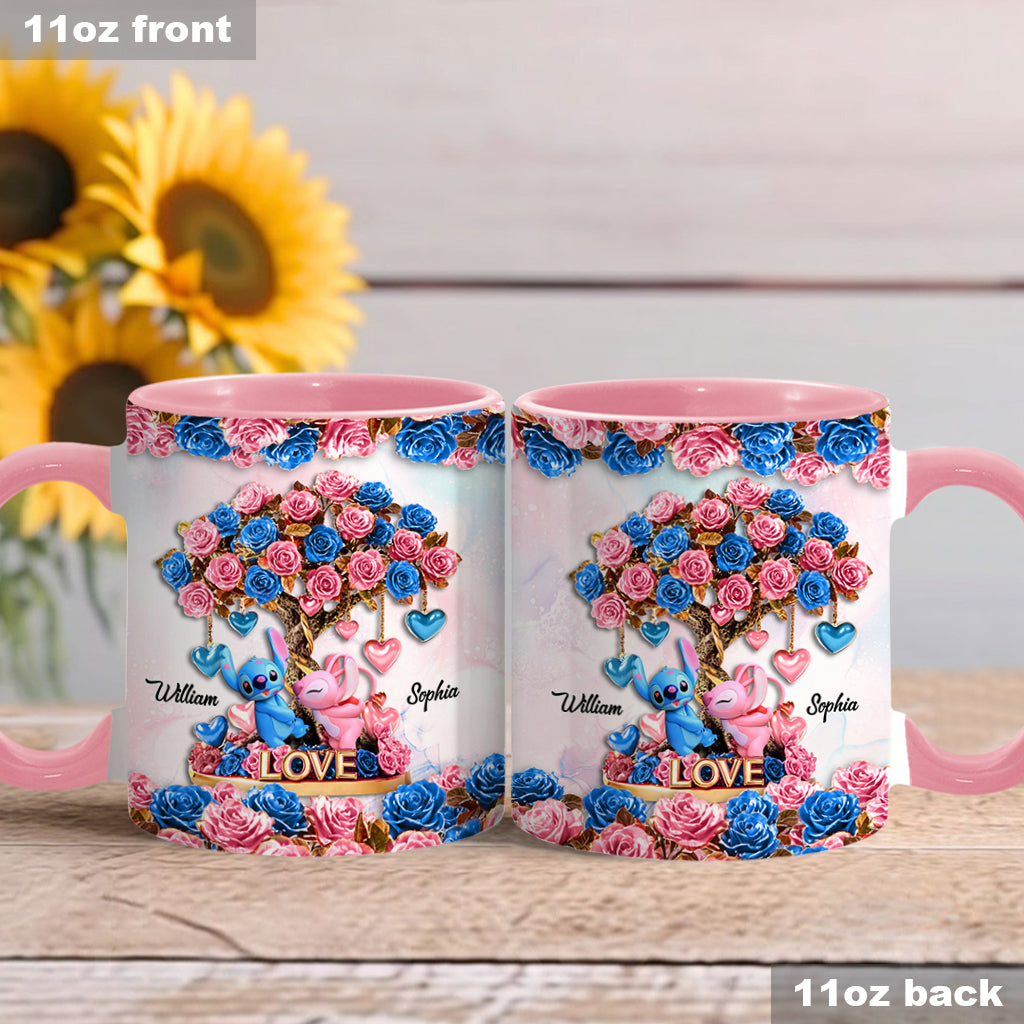 Tree Of Love - Personalized Ohana Accent Mug