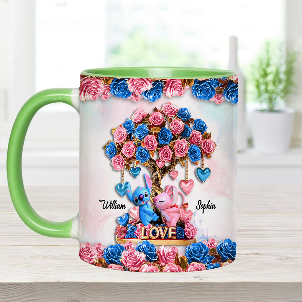 Tree Of Love - Personalized Ohana Accent Mug