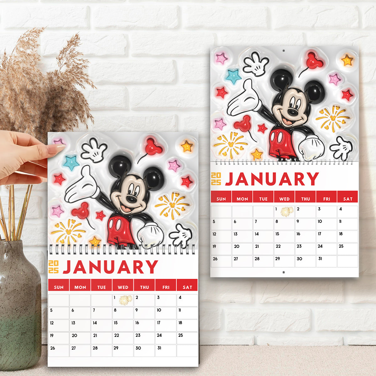 Cute Family - Personalized Mouse Wall Calendar & Desk Calendar