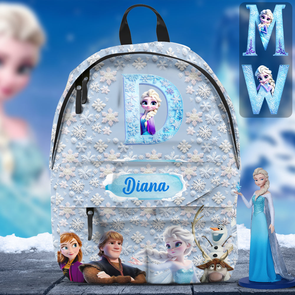 Snowflake Princess - Personalized Backpack