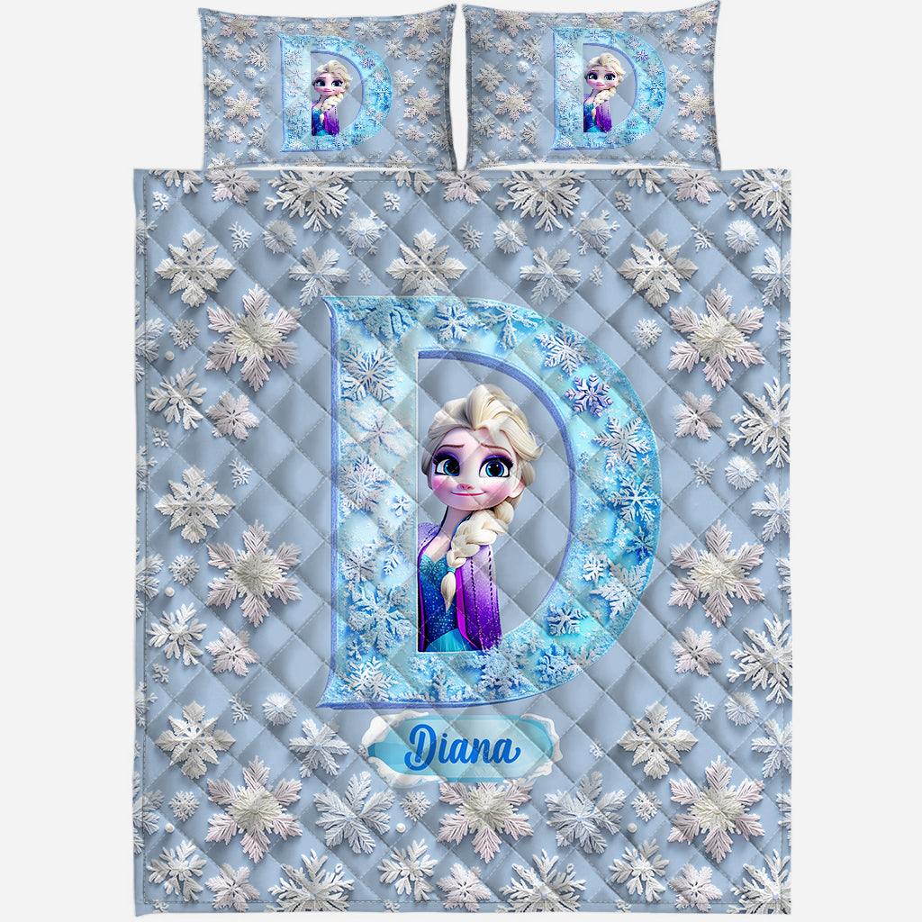 Snowflake Princess - Personalized Quilt Set