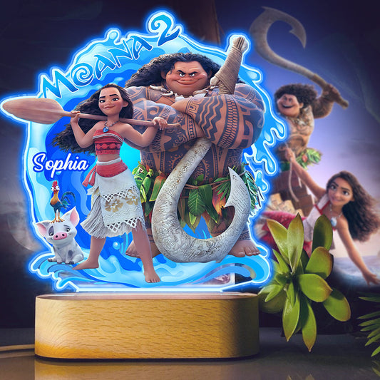 Proud of You - Personalized Mouse Shaped Plaque Light Base