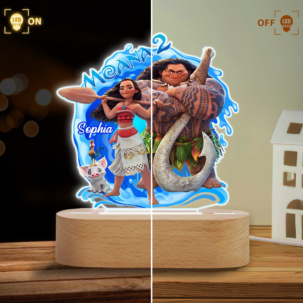 Proud of You - Personalized Mouse Shaped Plaque Light Base