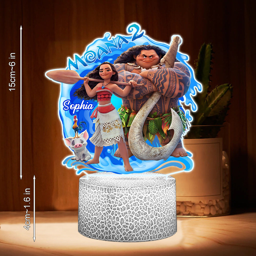 Proud of You - Personalized Mouse Shaped Plaque Light Base