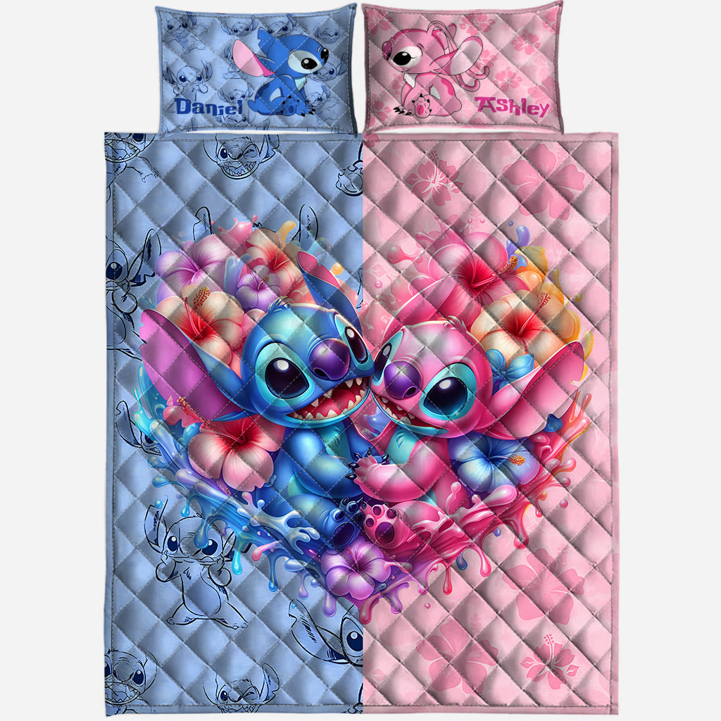 It's You & Me - Personalized Ohana Quilt Set
