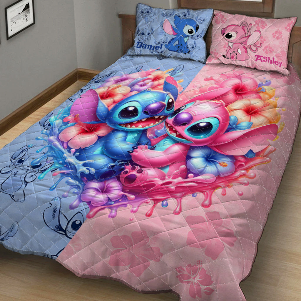 It's You & Me - Personalized Ohana Quilt Set