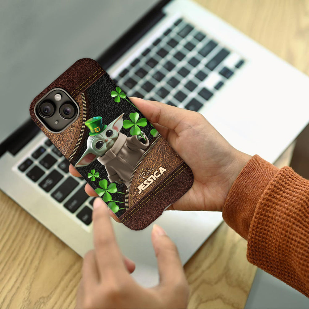 Lucky Shamrock - Personalized The Force Full Print Phone Case