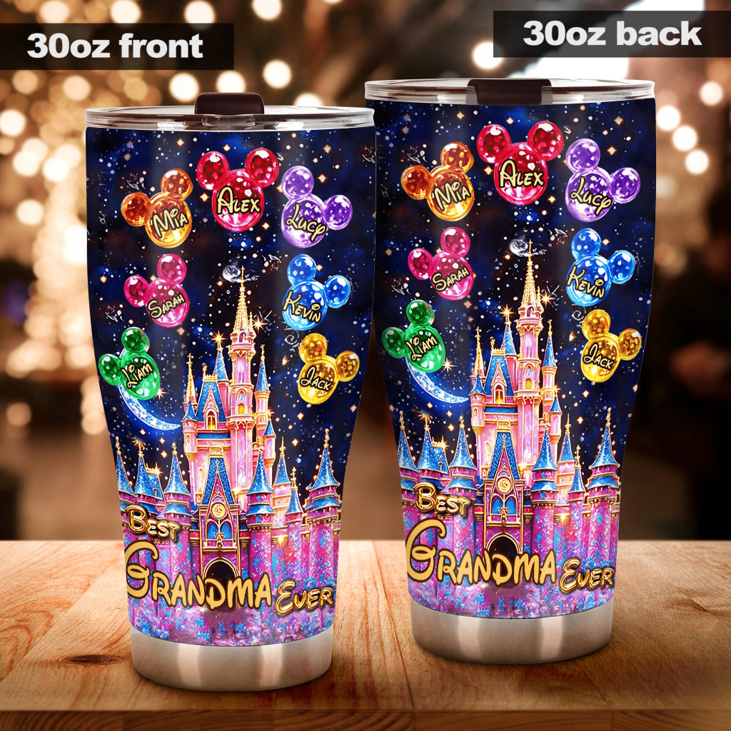 Best Grandma/ Mom Ever - Personalized Mouse Tumbler