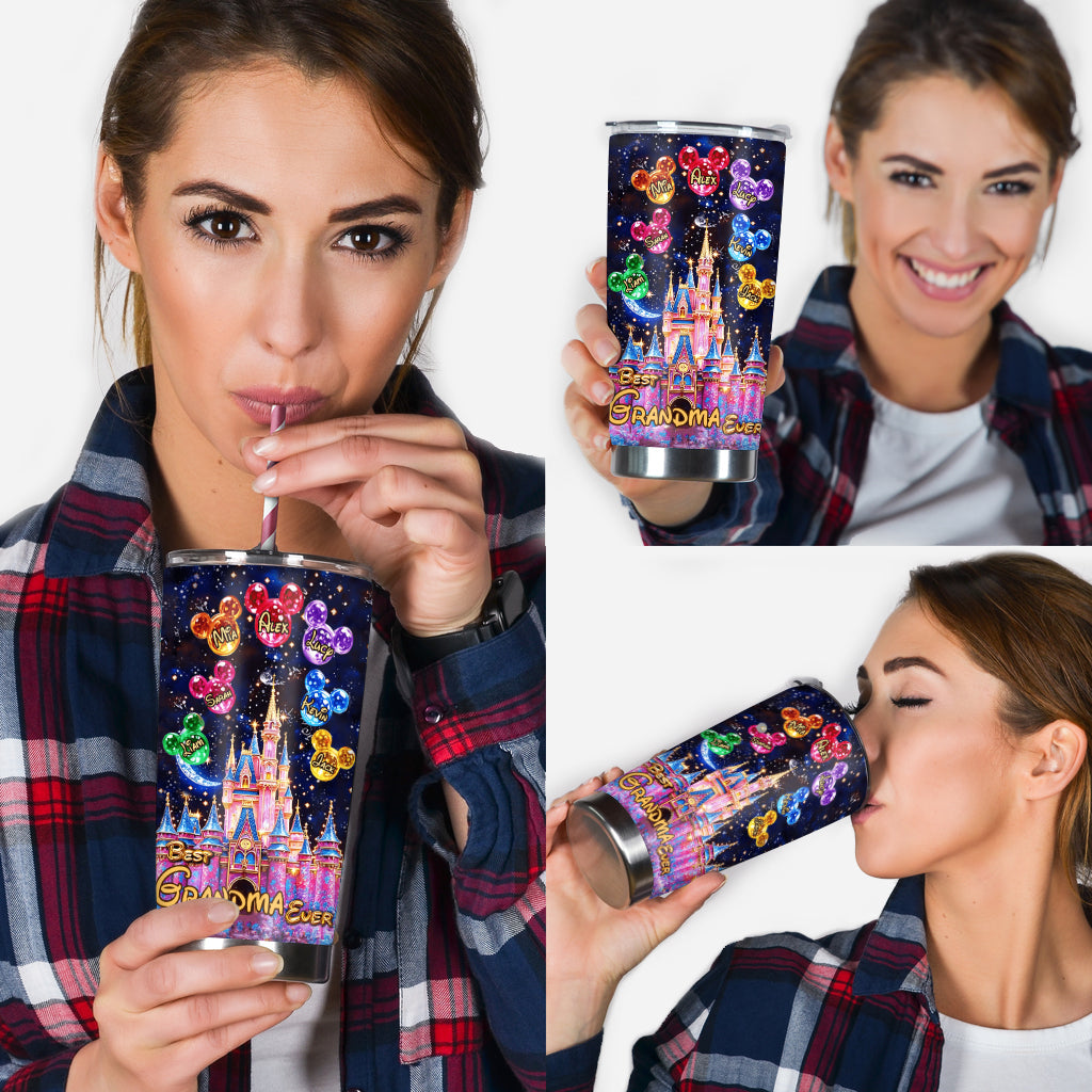 Best Grandma/ Mom Ever - Personalized Mouse Tumbler