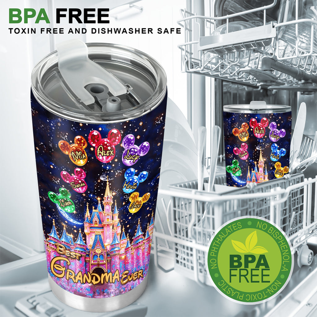 Best Grandma/ Mom Ever - Personalized Mouse Tumbler