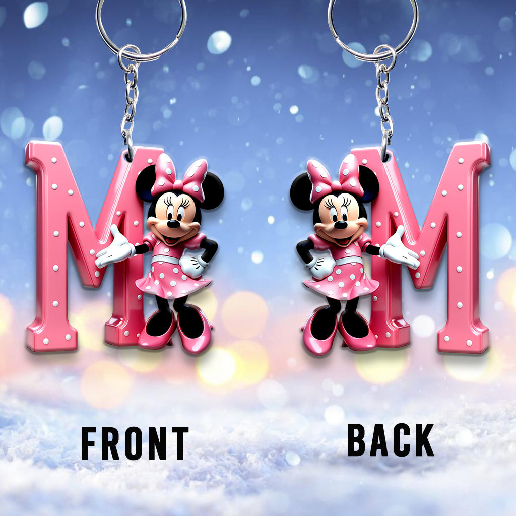 Magic Letters - Personalized Mouse Keychain