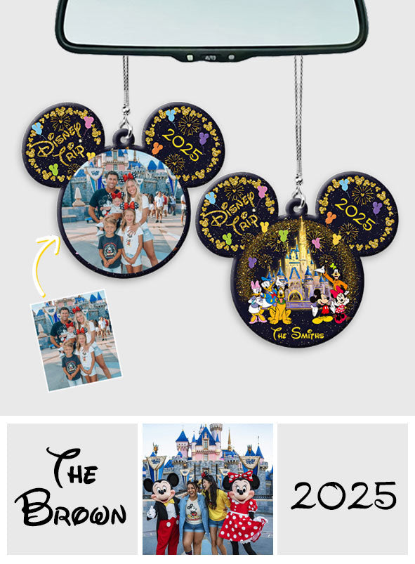 Magical Trip Any Photo - Personalized Mouse Car Ornament