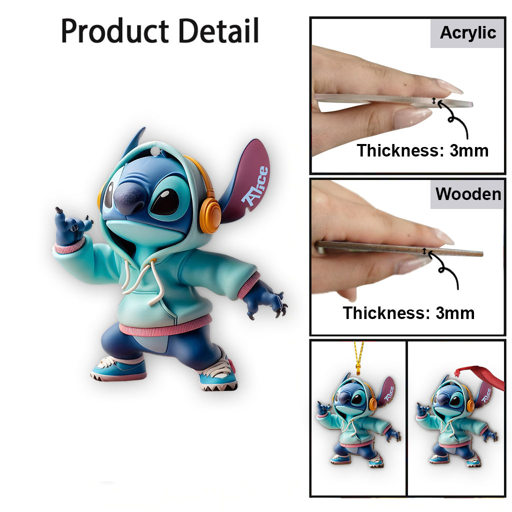 Ohana Means Family - Personalized Ohana Ornament