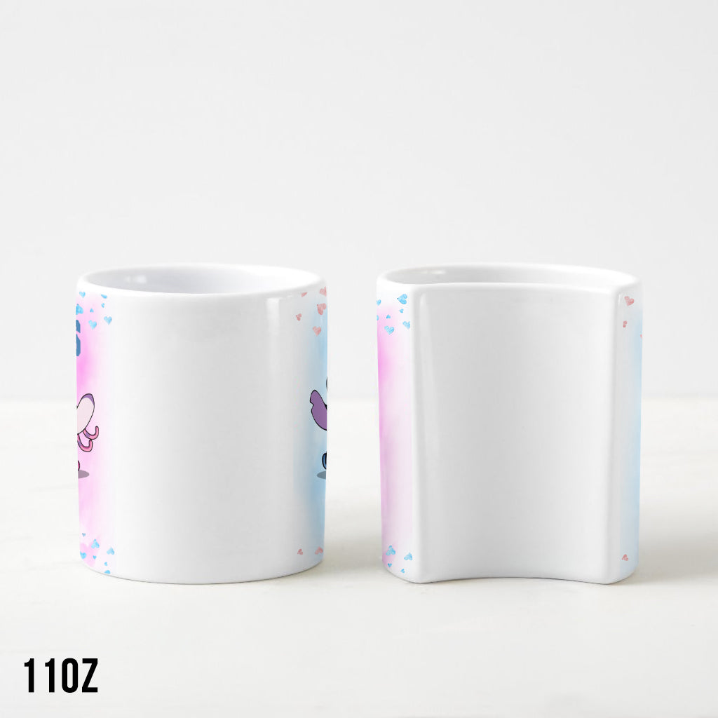I'm Yours No Returns Or Refunds - Personalized Ohana Matching Heart Handle Mug
