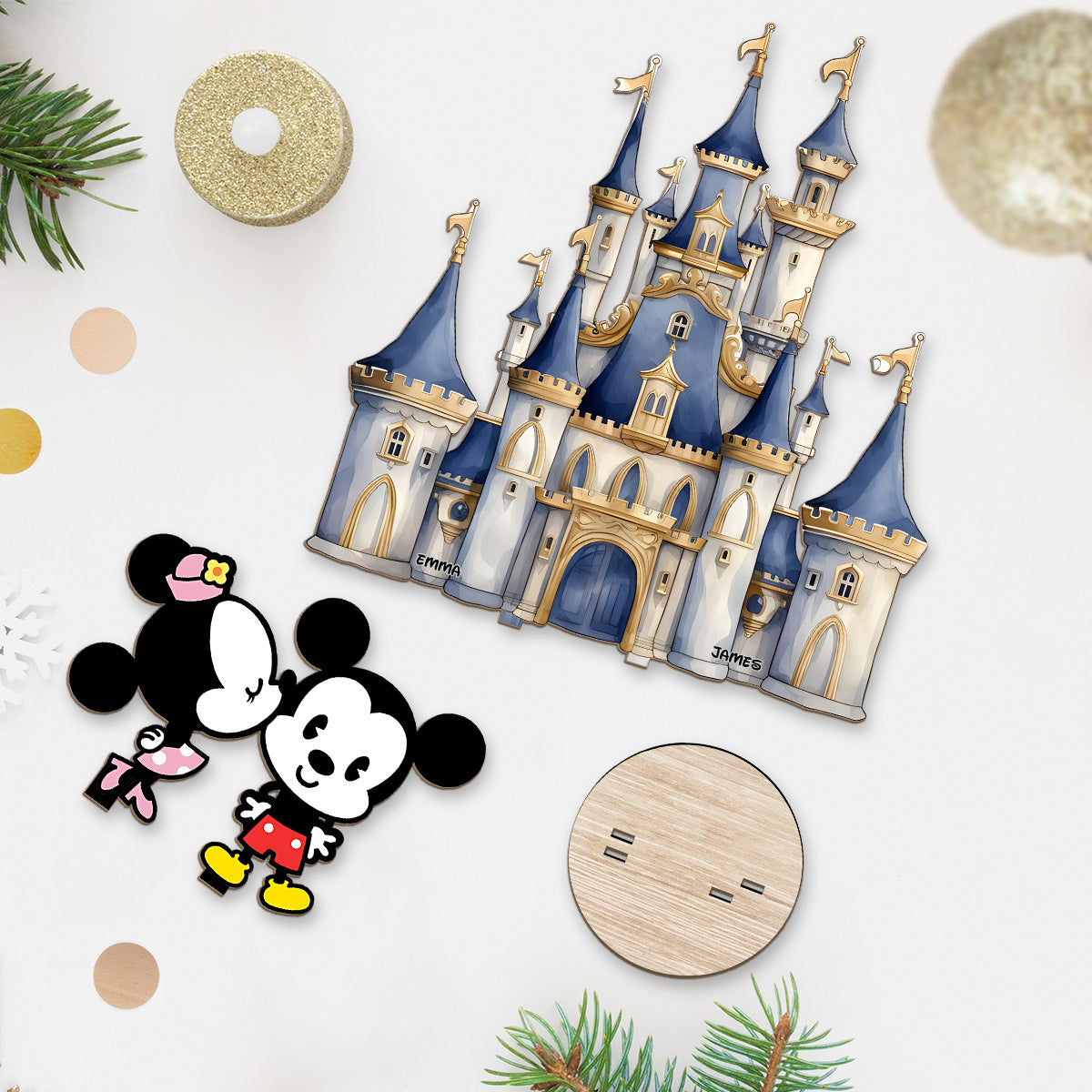 Happily Ever After - Personalized Mouse 2 Layered Big Freestanding