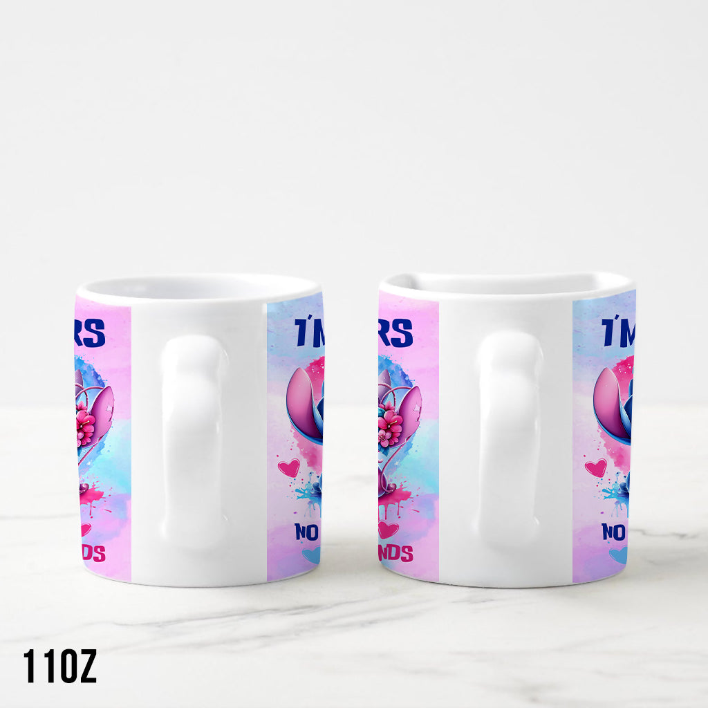 I'm Yours - Personalized Ohana Matching Heart Handle Mug