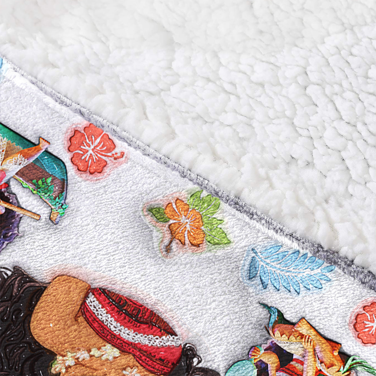 Magic Girl - Personalized Mouse Blanket Hoodie