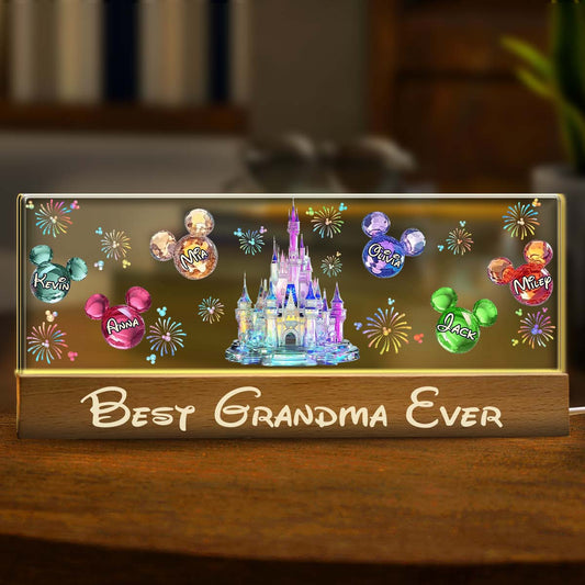 Best Grandma/ Mom Ever - Personalized Mouse Custom LED Night Light