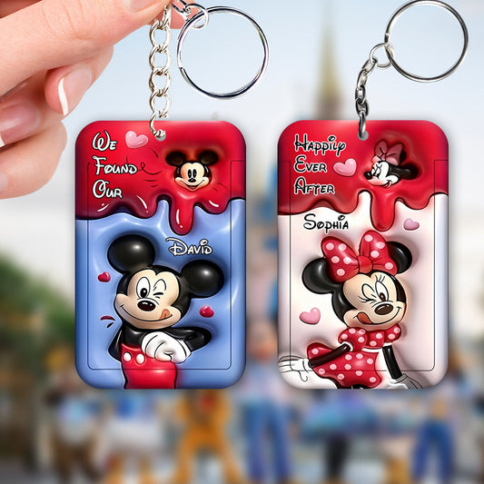 We Found Our Happily Ever After - Personalized Mouse Matching Keychain