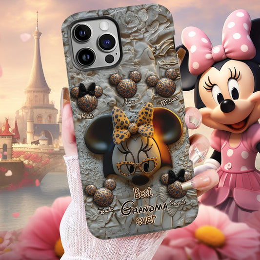 Best Grandma / Mom Ever - Personalized Mouse Full Print Phone Case