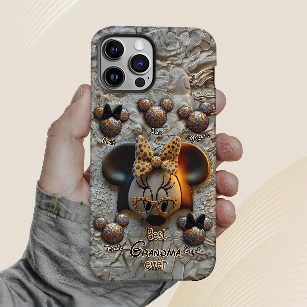 Best Grandma / Mom Ever - Personalized Mouse Full Print Phone Case