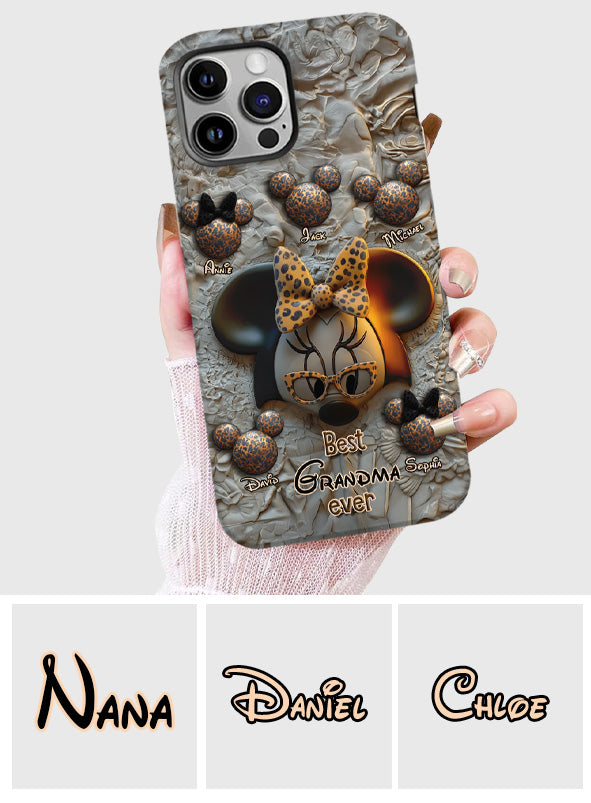 Best Grandma / Mom Ever - Personalized Mouse Full Print Phone Case