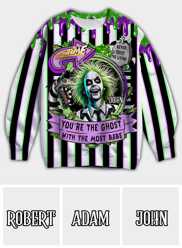 You Are The Ghost With The Most - Personalized All Over Shirt
