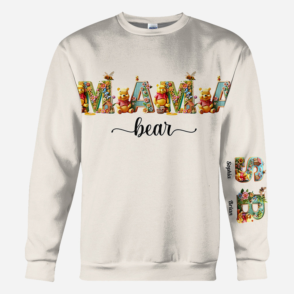 Mama Bear - Personalized Mouse All Over Shirt