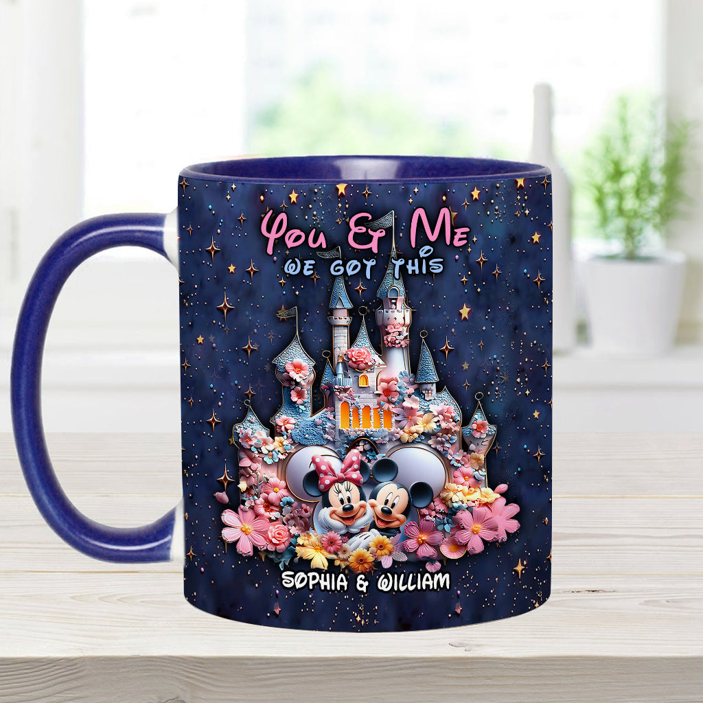 You And Me We Got This - Personalized Mouse Accent Mug