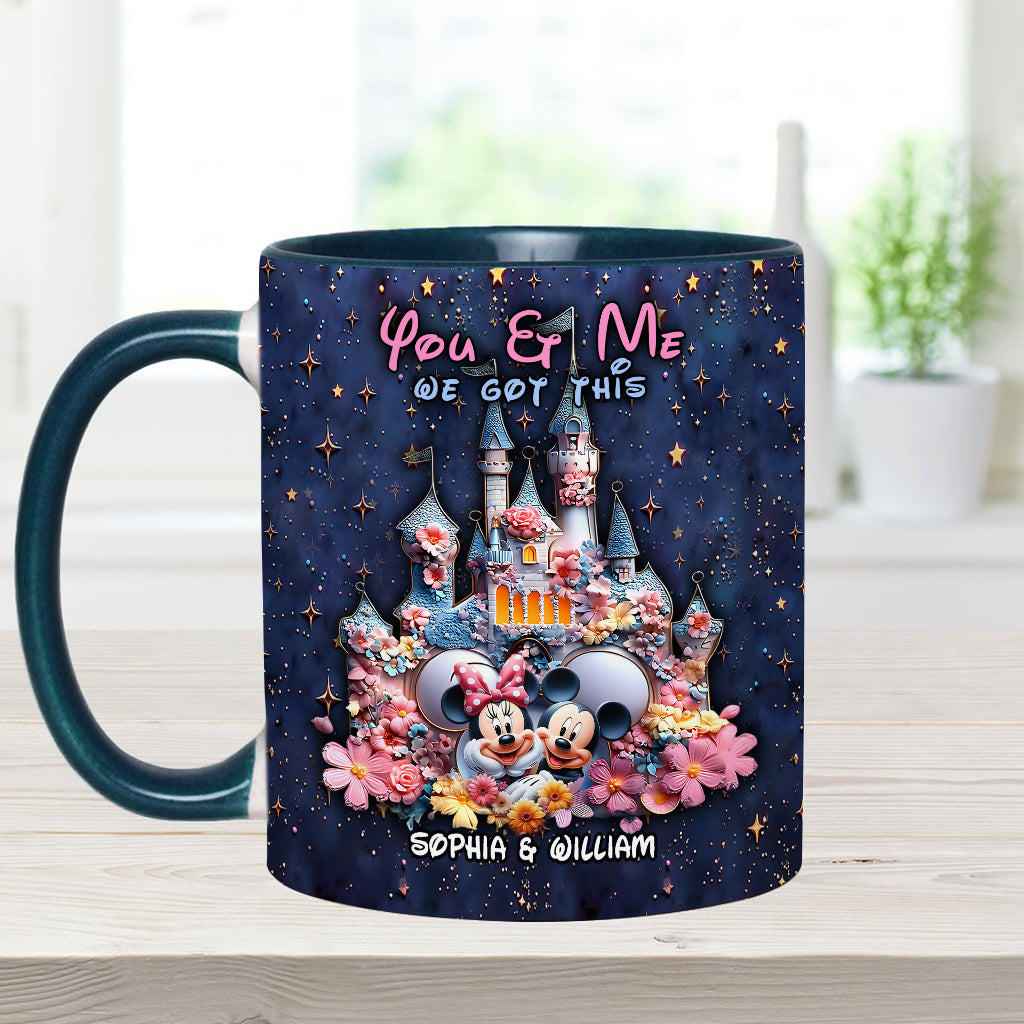 You And Me We Got This - Personalized Mouse Accent Mug