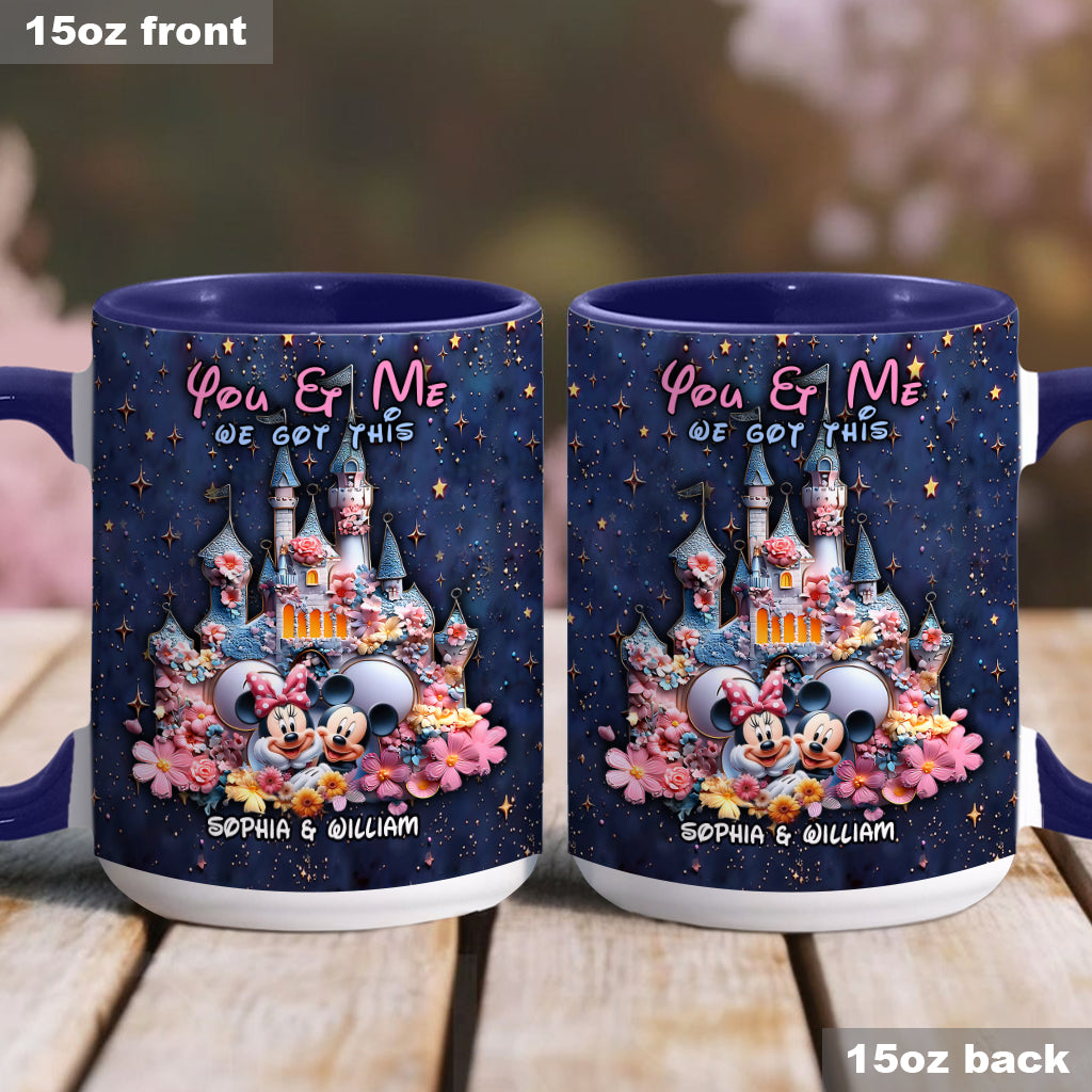 You And Me We Got This - Personalized Mouse Accent Mug